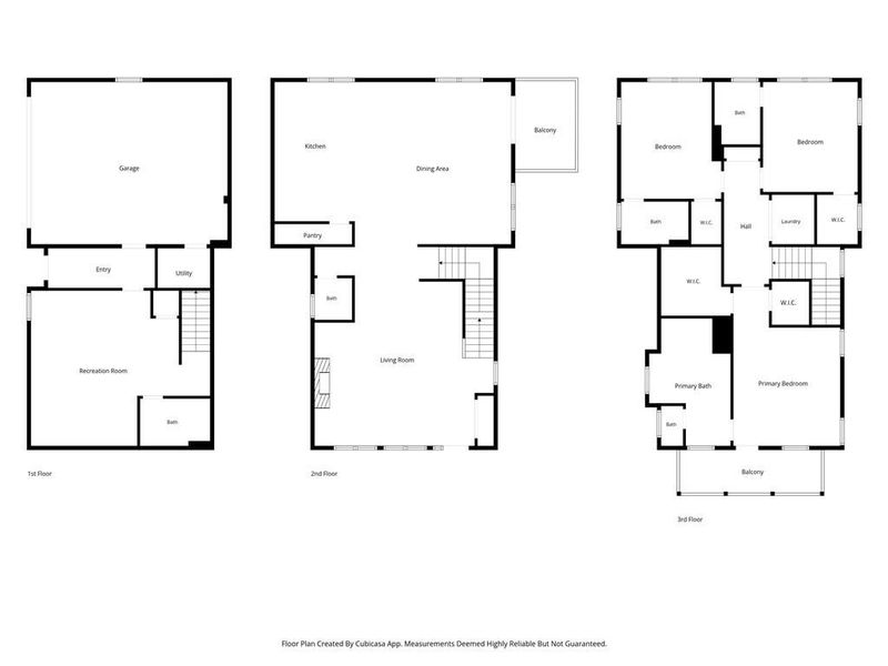 2D floor plan layout of this home in Parkside Roswell, Roswell, GA (Image 28).