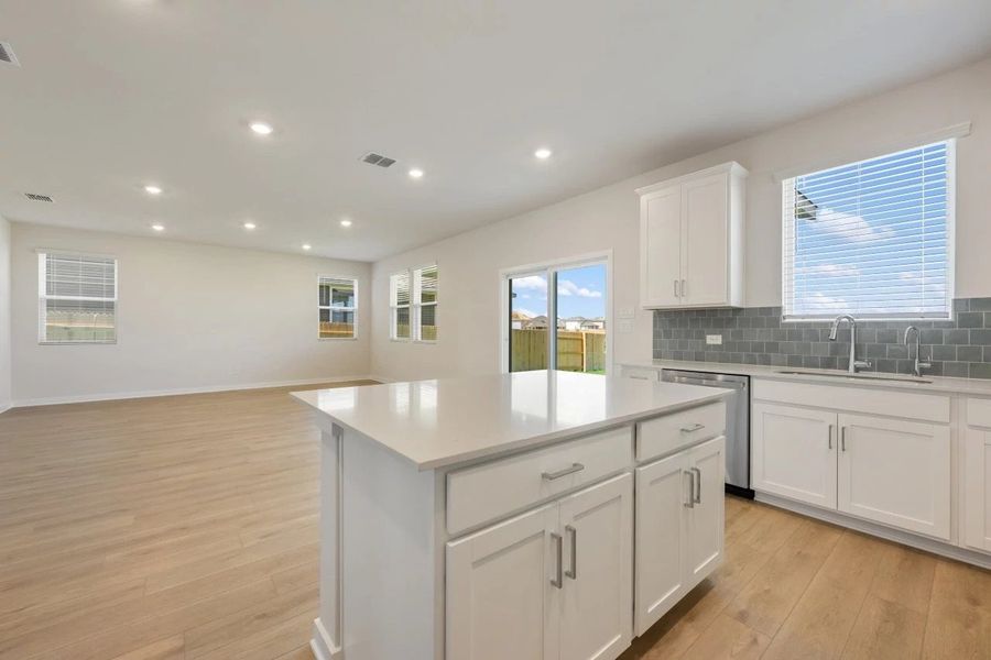 Furnished interior view inside a new home in Patterson Ranch, Georgetown (Image 8).