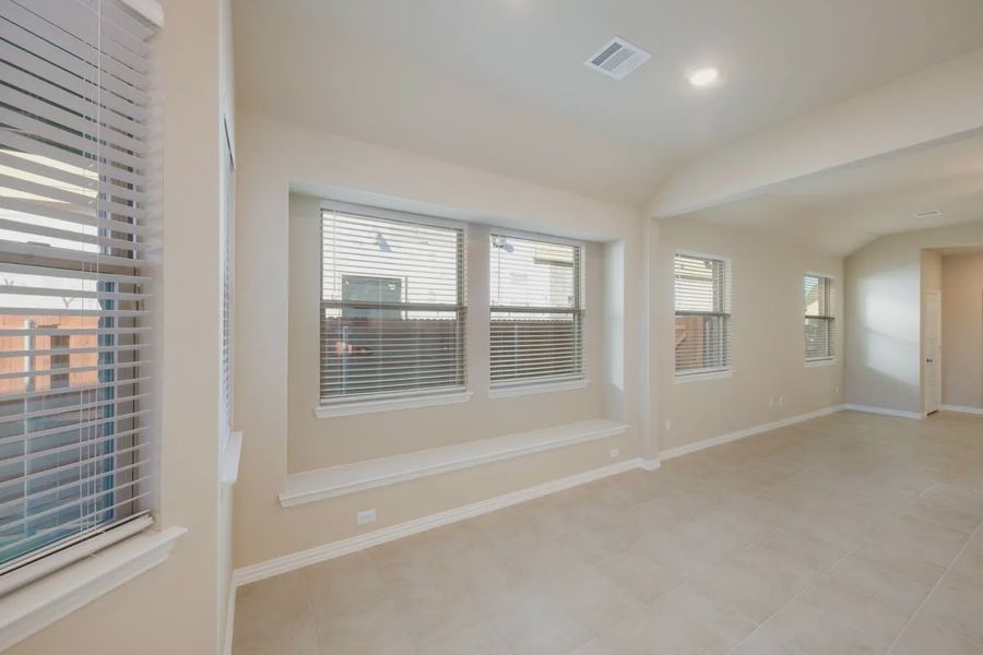 Representative unfurnished interior of a home built from the Charleston by Chesmar Homes in Stillwater Ranch, Buda (Image 16).