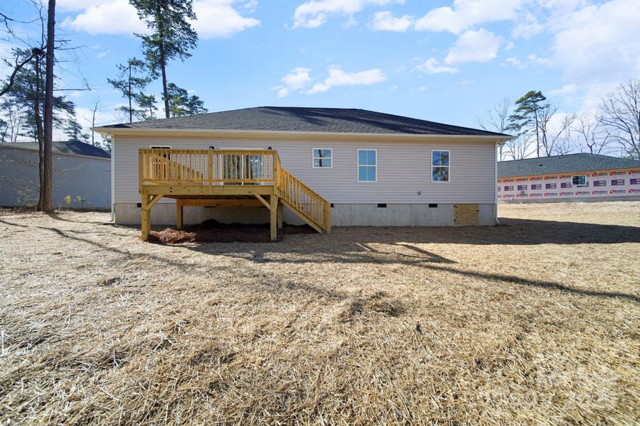 Exterior details and patio area of a home in , Oakboro (Image 21).