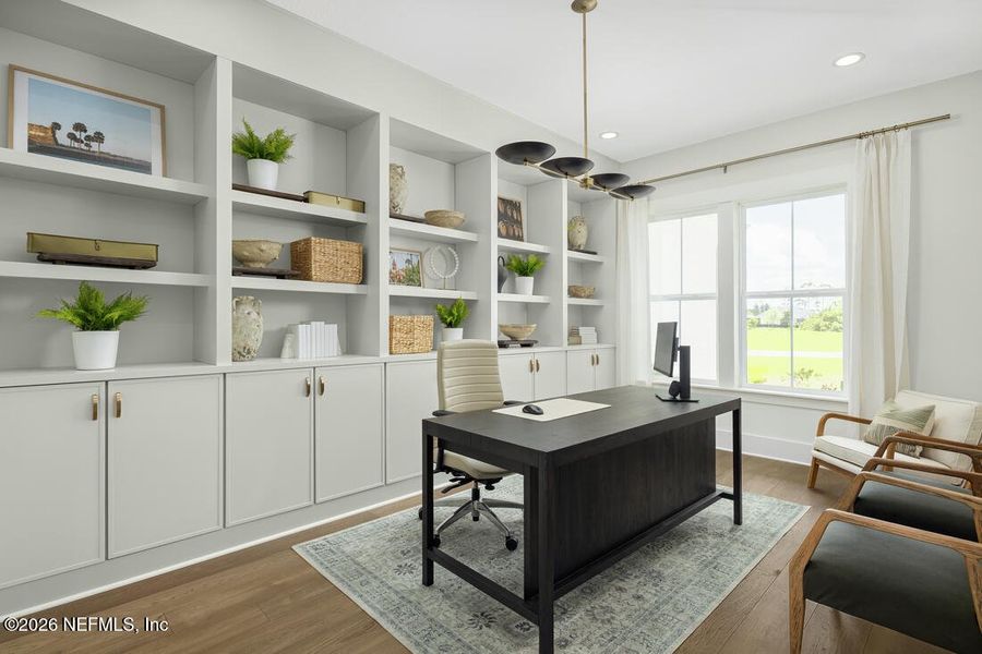 Furnished interior view inside a new home in , St. Augustine (Image 12).