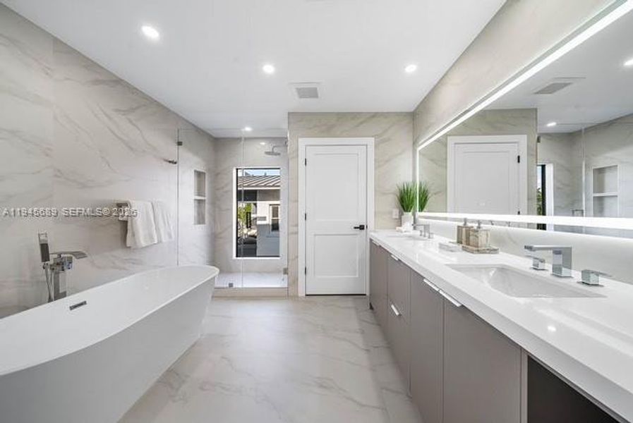 Furnished interior view inside a new home in , Pompano Beach (Image 18). Furnished interior view inside a new home in , Pompano Beach (Image 18).