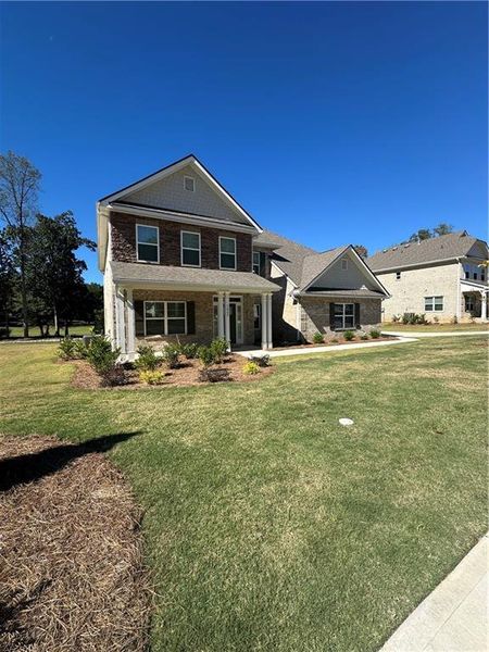 Exterior details and patio area of a home in , Villa Rica (Image 4).