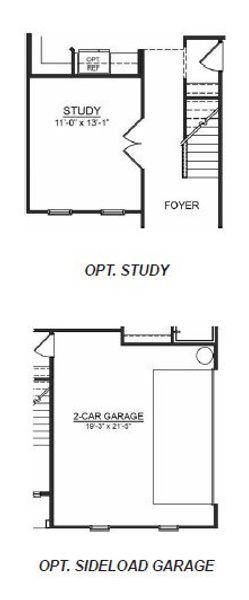 2D floor plan layout of this home in Cottonwood Ridge, Piedmont, SC (Image 5).