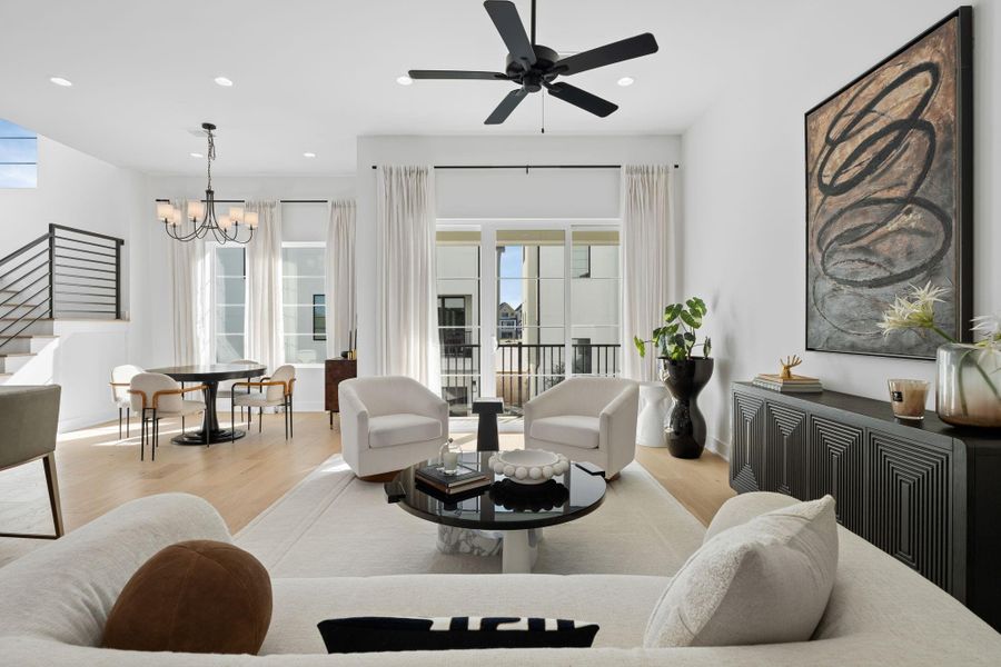 Furnished interior view inside a new home in , Houston (Image 39). Furnished interior view inside a new home in , Houston (Image 39).