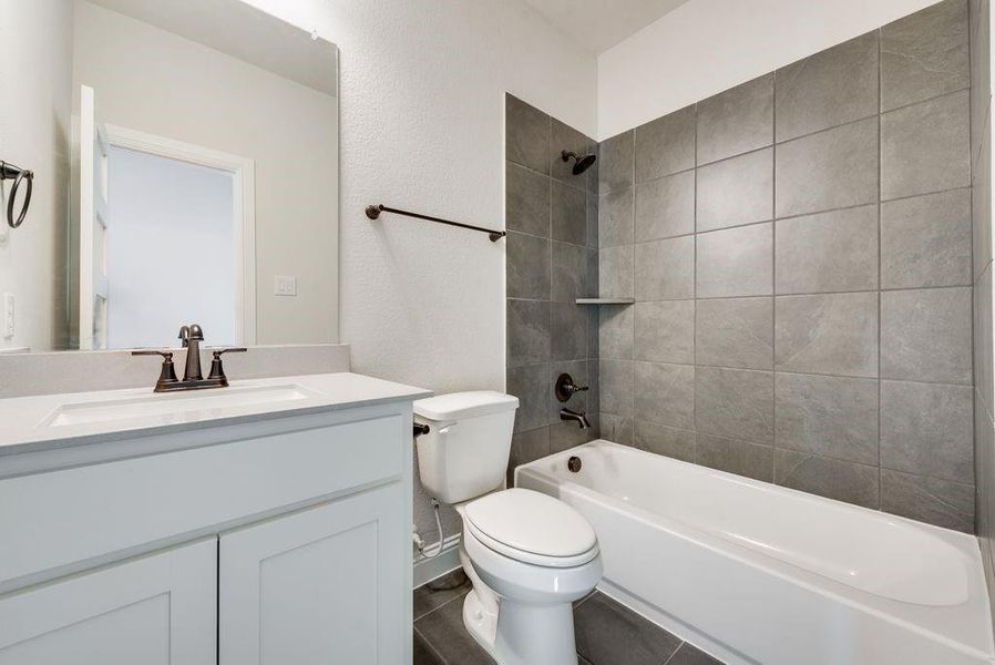 Furnished interior view inside a new home in Justin Crossing, Justin (Image 12). Furnished interior view inside a new home in Justin Crossing, Justin (Image 12).