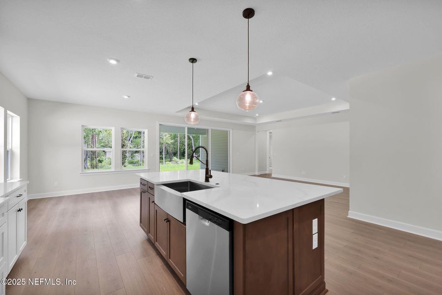 Furnished interior view inside a new home in Creighton Pointe, Fleming Island (Image 14). Furnished interior view inside a new home in Creighton Pointe, Fleming Island (Image 14).
