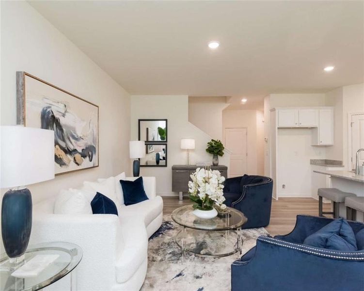 Furnished interior view inside a new home in Riverside, Conyers (Image 11).
