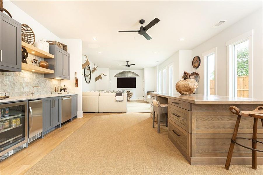 Furnished interior view inside a new home in , Marietta (Image 93).