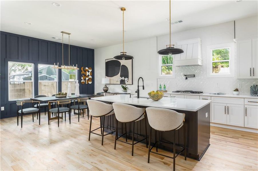 Furnished interior view inside a new home in , Atlanta (Image 7). Furnished interior view inside a new home in , Atlanta (Image 7).