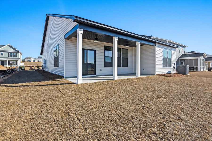 Exterior details and patio area of a home in Portrait Hills, Aiken (Image 4). Exterior details and patio area of a home in Portrait Hills, Aiken (Image 4).