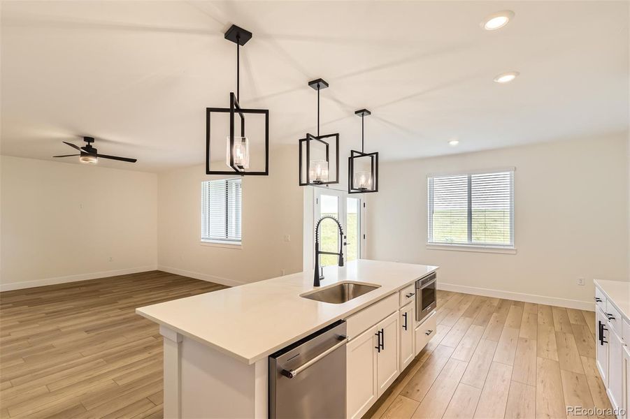 Furnished interior view inside a new home in Spring Valley Ranch, Elizabeth (Image 3).