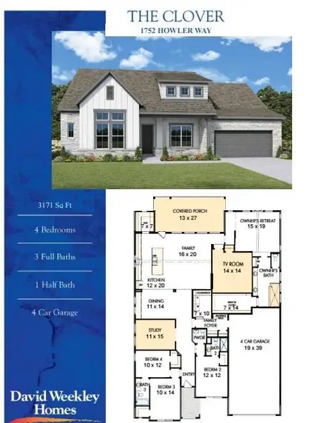 The Clover floor plan is functional for all lifestyles!
