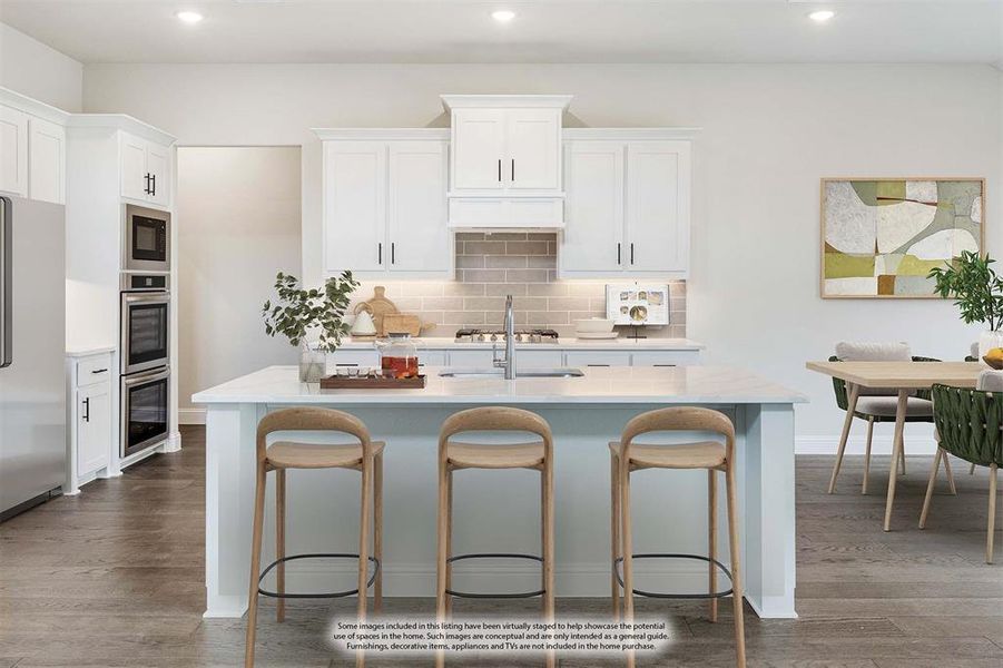 Furnished interior view inside a new home in Liberty, Melissa (Image 15).