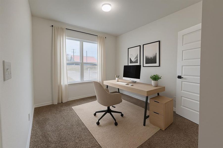 Furnished interior view inside a new home in , Gun Barrel City (Image 11). Furnished interior view inside a new home in , Gun Barrel City (Image 11).