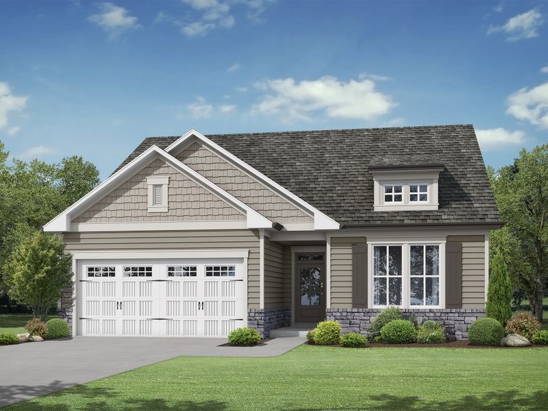 Representative exterior photo of a completed home built from the The Serenity by My Home Communities in Sutton’s Landing, Statham, GA (Image 6). Representative exterior photo of a completed home built from the The Serenity by My Home Communities in Sutton’s Landing, Statham, GA (Image 6).
