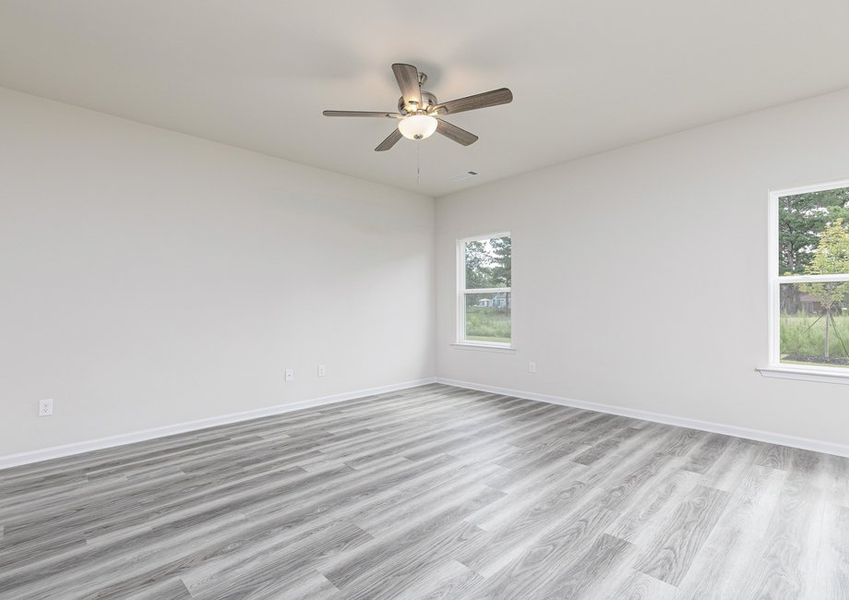 Enjoy movie nights in the downstairs family room