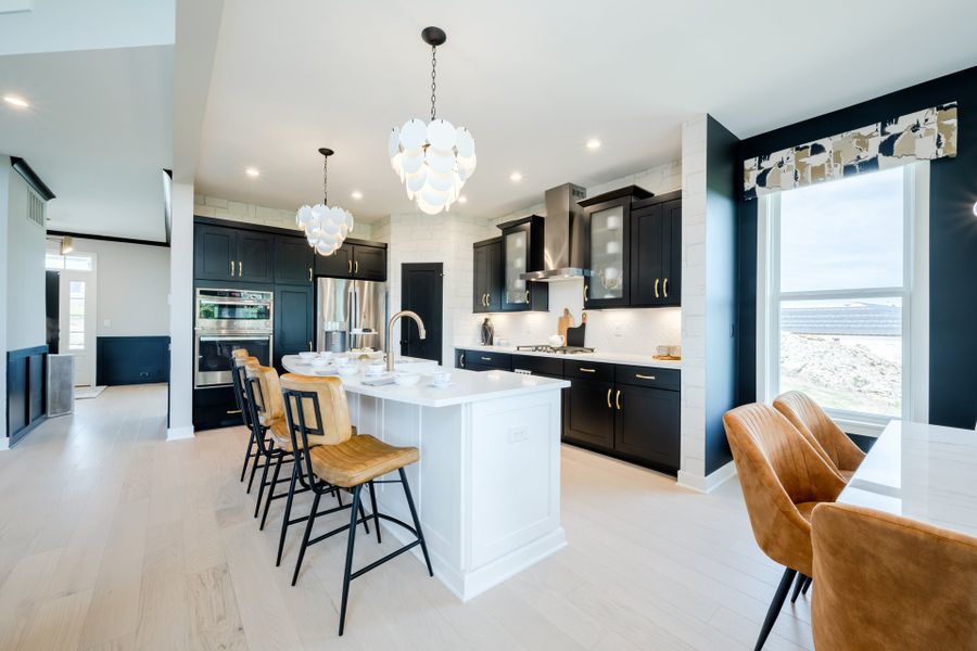 Representative furnished interior of a home built from the Clay by Fischer Homes in Veranda Manor, Canton (Image 14).