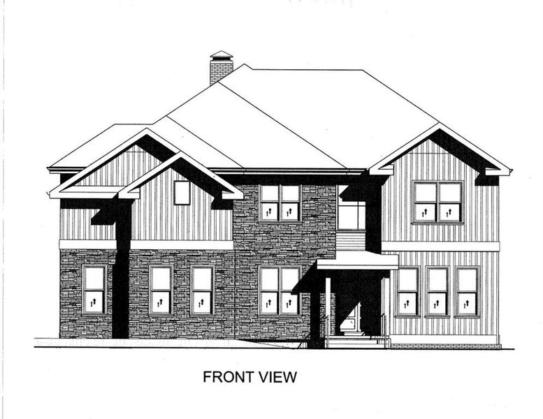 Exterior rendering of this home design in , Powder Springs, GA (Image 5). Exterior rendering of this home design in , Powder Springs, GA (Image 5).