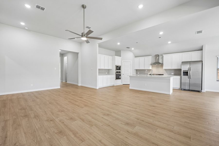 Kitchen in the Gilmour II home plan by Trophy Signature Homes