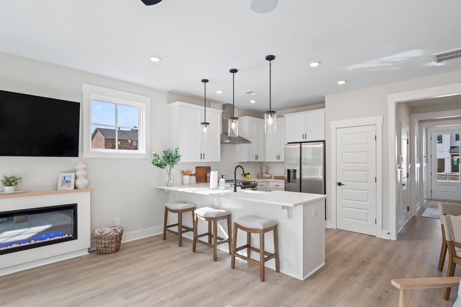 Electric Fireplace Option