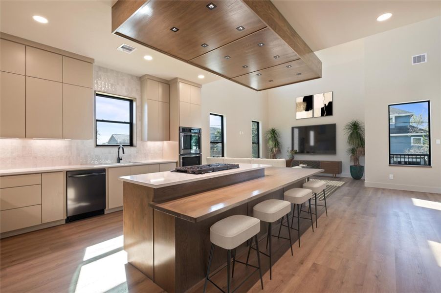 Stunning, modern elegance throughout this open concept great-room Stunning, modern elegance throughout this open concept great-room