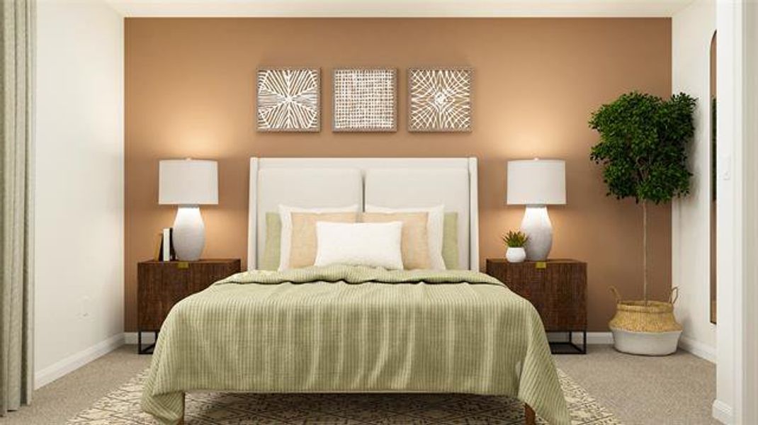 Furnished interior view inside a new home in Meadowlark Preserve: Highlands Collection, Pflugerville (Image 16).