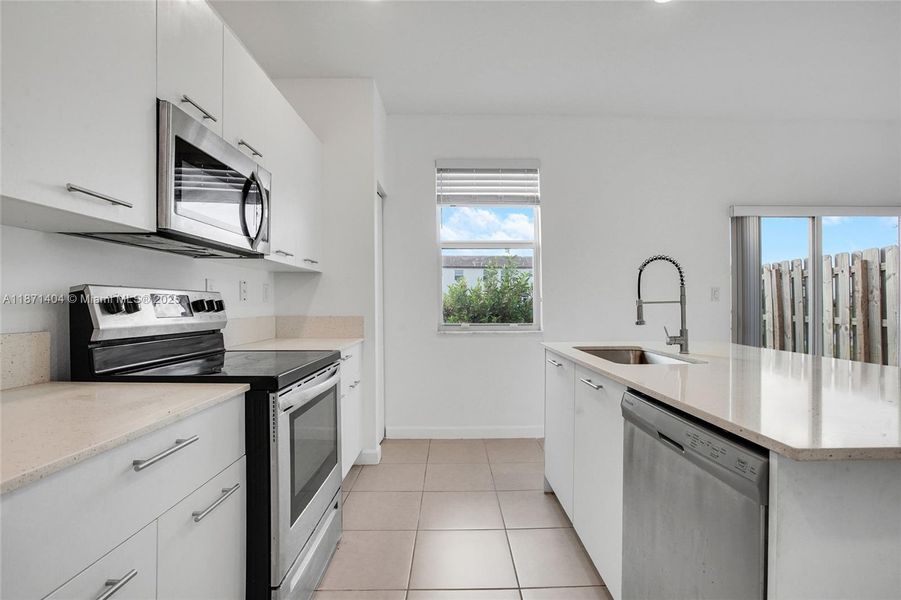 Furnished interior view inside a new home in , Miami (Image 3).