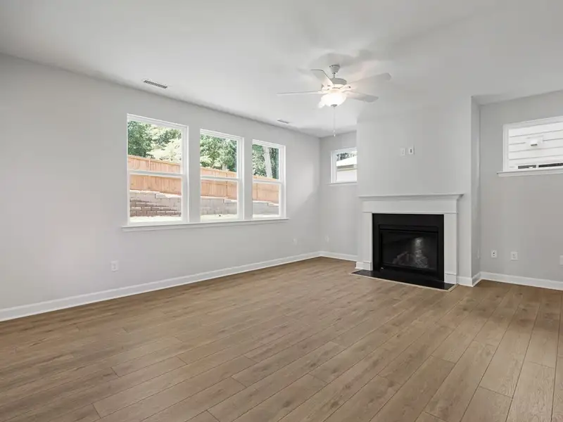 Spacious, unfurnished interior of a new home in Sage on North Main, Wake Forest (Image 17). Spacious, unfurnished interior of a new home in Sage on North Main, Wake Forest (Image 17).