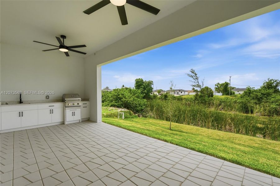 Exterior details and patio area of a home in , Cape Coral (Image 23). Exterior details and patio area of a home in , Cape Coral (Image 23).