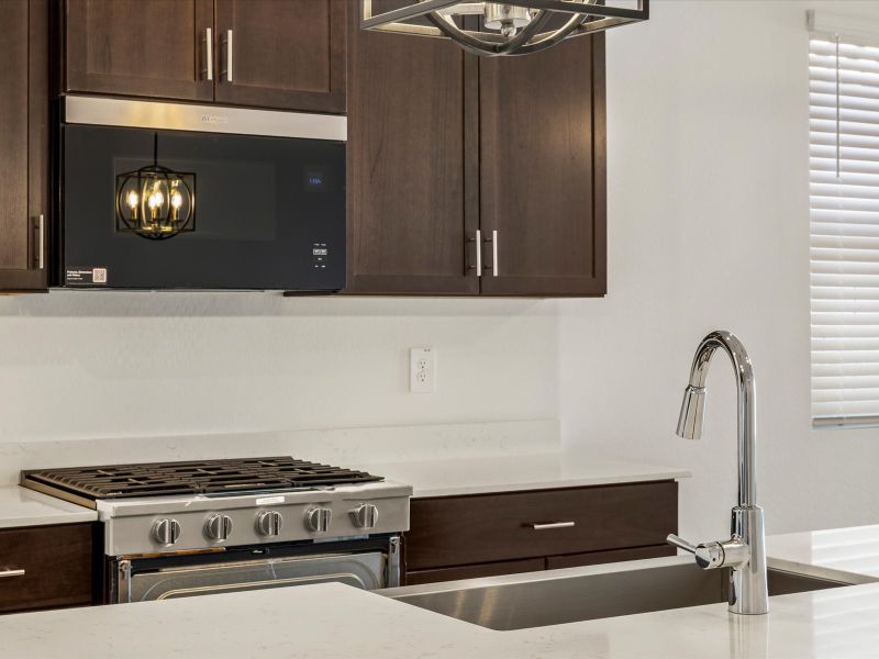 Close-up of interior finishes inside a home in Mountain View Estates Reserve Series, Buckeye (Image 5).