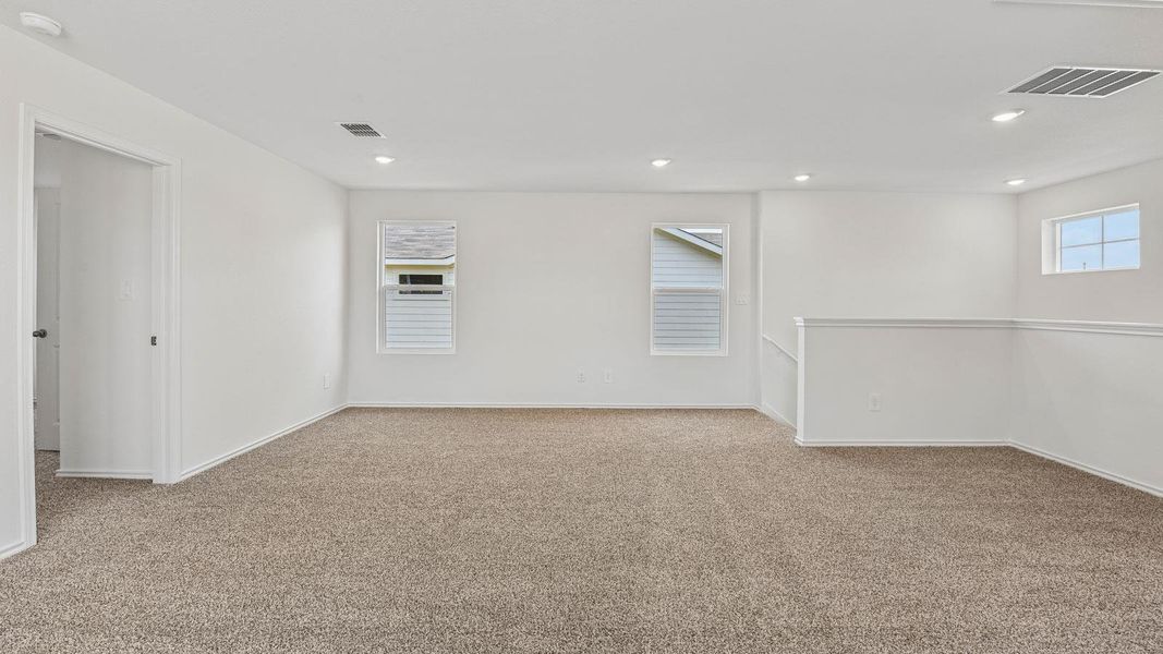 Spacious, unfurnished interior of a new home in Valverde, Bastrop (Image 14). Spacious, unfurnished interior of a new home in Valverde, Bastrop (Image 14).
