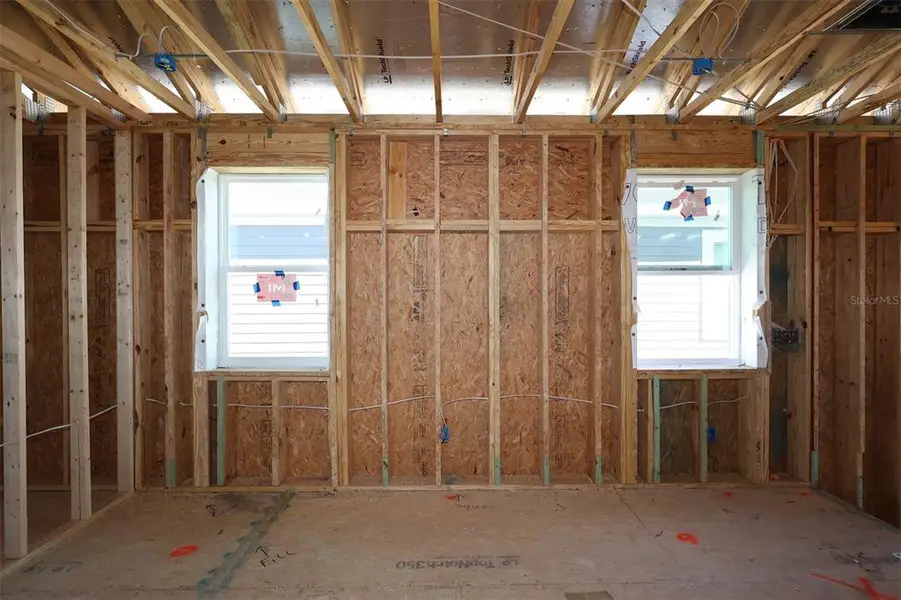 In-progress construction of a new home in Center Lake on the Park, St. Cloud, FL (Image 13).