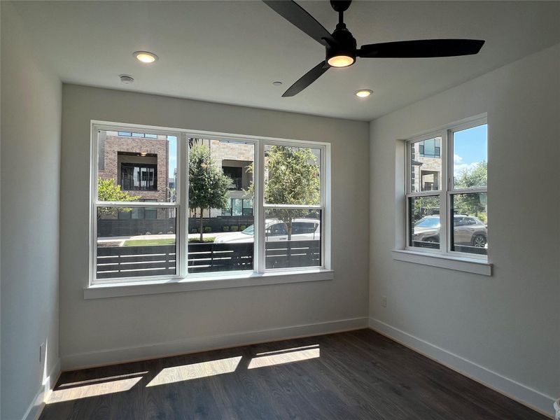 Spacious, unfurnished interior of a new home in The Grove, Austin (Image 24). Spacious, unfurnished interior of a new home in The Grove, Austin (Image 24).