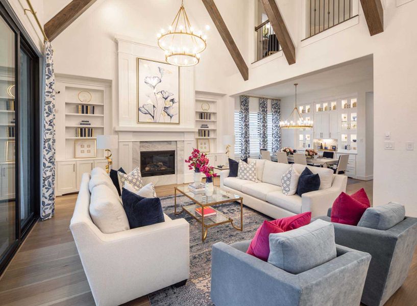 Representative Family Room - some options shown