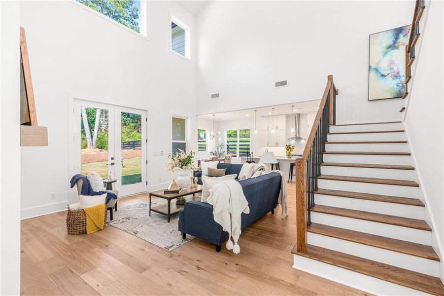 Furnished interior view inside a new home in , Alpharetta (Image 33). Furnished interior view inside a new home in , Alpharetta (Image 33).