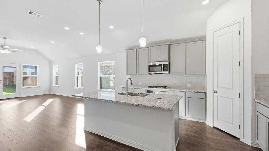 Furnished interior view inside a new home in Wildflower Ranch, Fort Worth (Image 19).