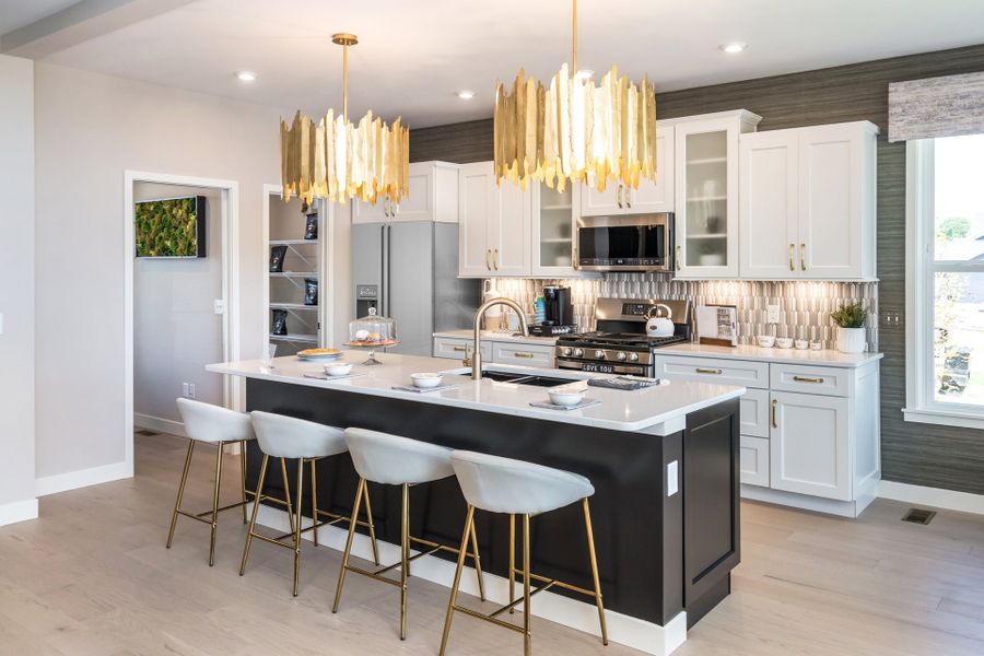 Representative furnished interior of a home built from the Avery by Fischer Homes in Twin Lakes, Hoschton (Image 63).