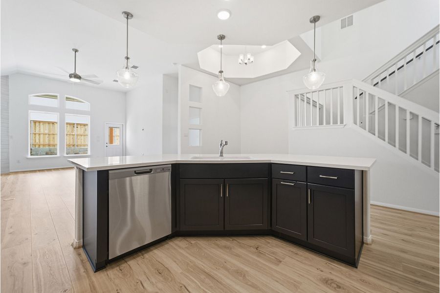 Furnished interior view inside a new home in Sunfield, Mustang Ridge (Image 12).