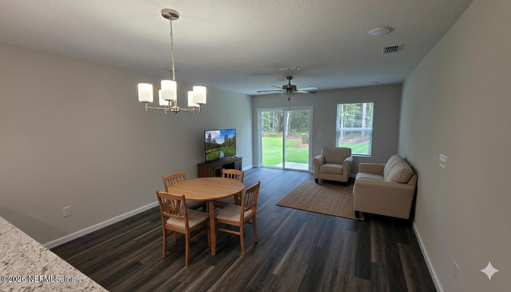 Furnished interior view inside a new home in , Jacksonville (Image 8).