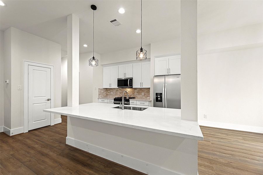 Furnished interior view inside a new home in , Houston (Image 8).