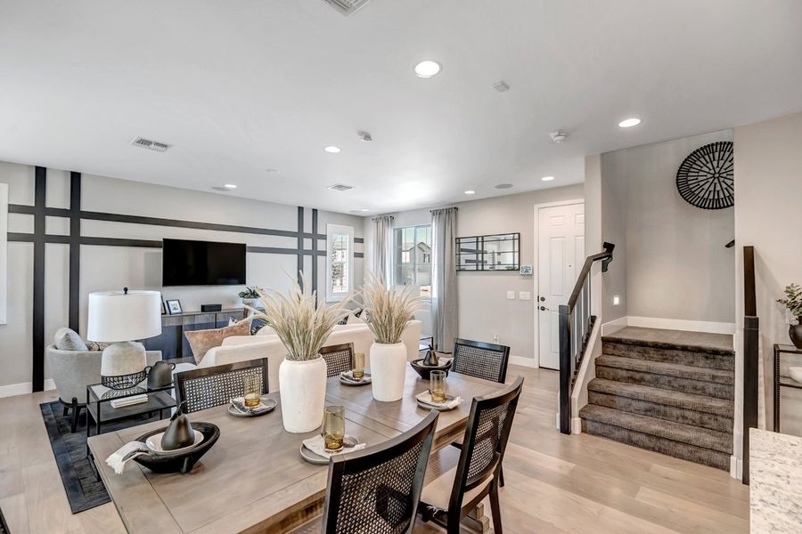 Furnished interior view inside a new home in Ironwood Villages at North Creek, Queen Creek (Image 25).