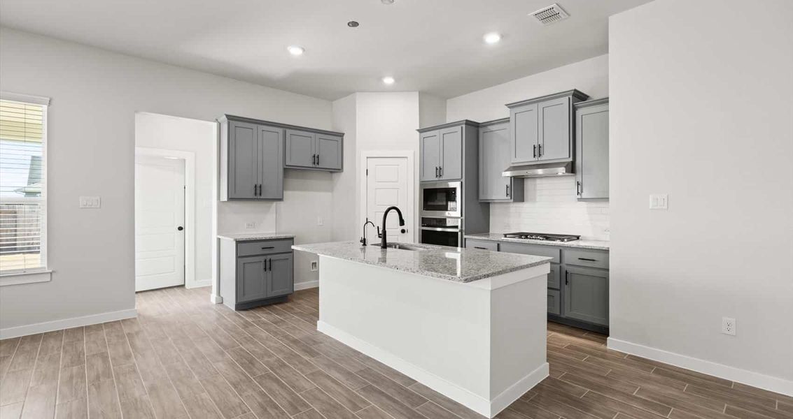 Furnished interior view inside a new home in Trace, San Marcos (Image 6). Furnished interior view inside a new home in Trace, San Marcos (Image 6).