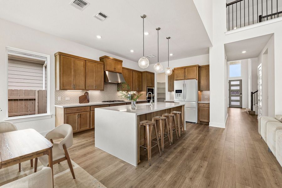 Representative furnished interior of a home built from the McNeil by Taylor Morrison in Silverleaf, Cedar Creek (Image 7). Representative furnished interior of a home built from the McNeil by Taylor Morrison in Silverleaf, Cedar Creek (Image 7).