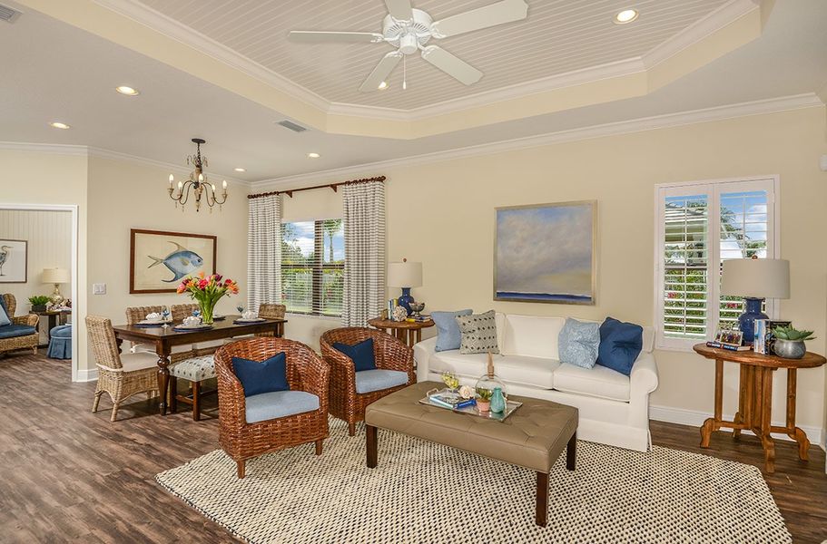 Furnished interior view inside a new home in Grand Palm, Venice (Image 6).