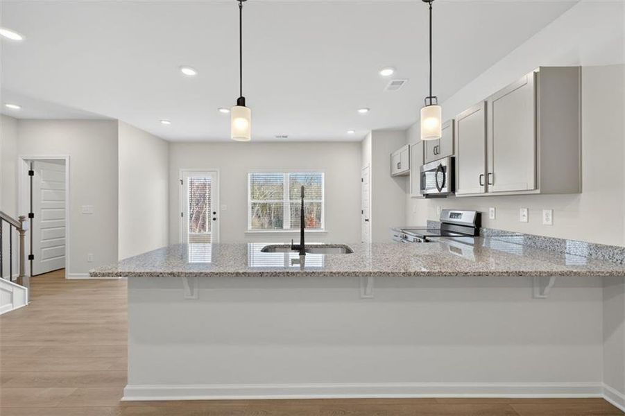 Furnished interior view inside a new home in Sanders Park, Austell (Image 3).