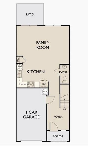 2D floor plan layout of this home in Halstead, Moncks Corner, SC (Image 5).