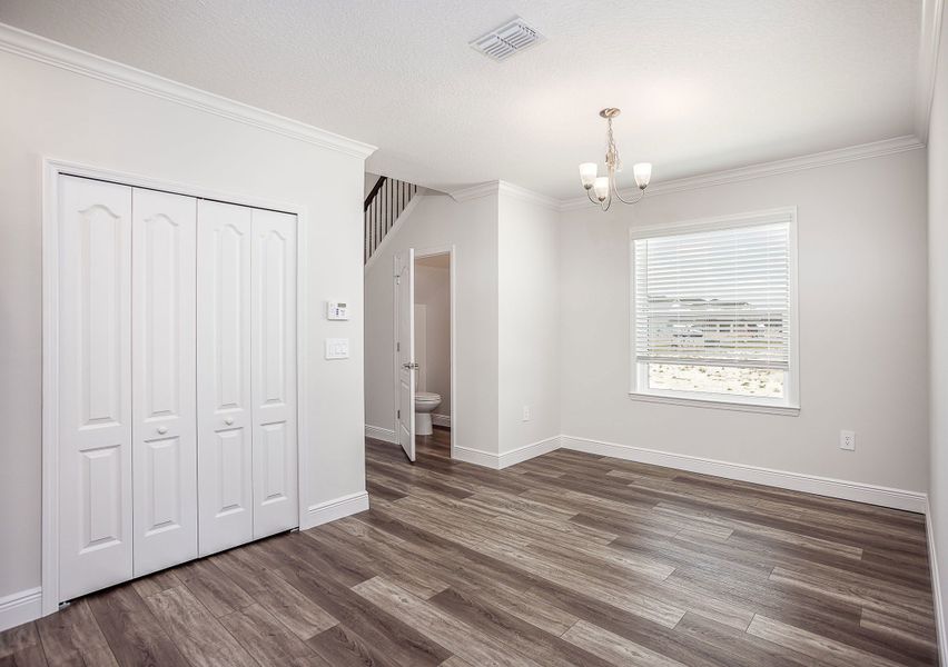 Representative unfurnished interior of a home built from the Carrington by Maronda Homes in Malabar Springs, Palm Bay (Image 14).