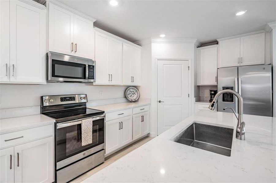 Furnished interior view inside a new home in , San Antonio (Image 8).