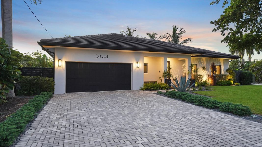 Front exterior of a new home in , Fort Lauderdale, FL, highlighting curb appeal (Image 2).